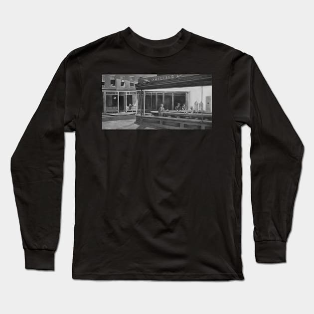 Nighthawks Long Sleeve T-Shirt by axb